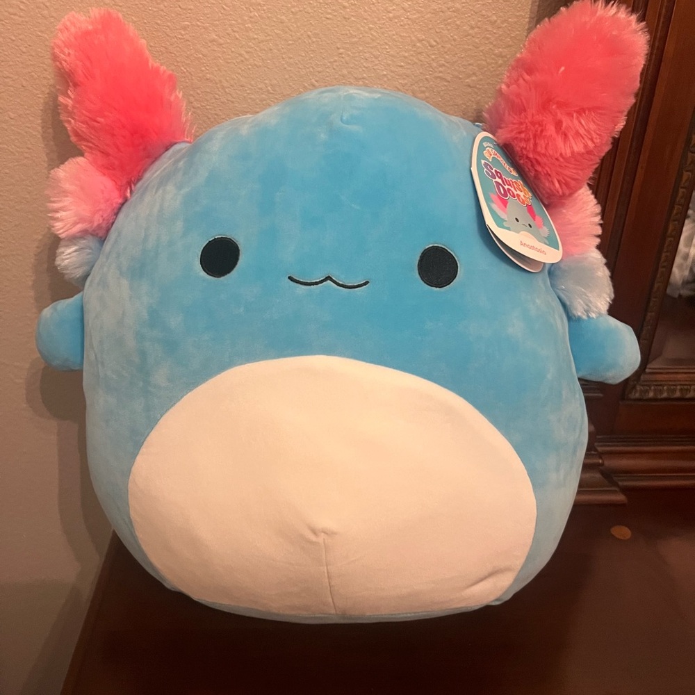 Squishmallow Anastasia The Axolotl Plush Blue (NWT!!)